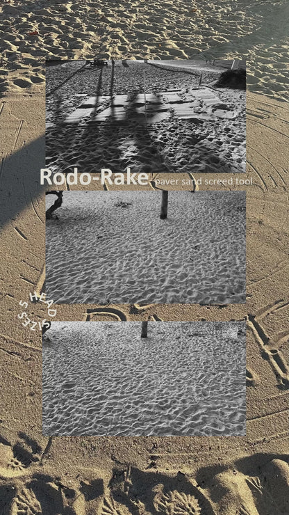 The Rodo-Rake Paver Sand Screeding Tool